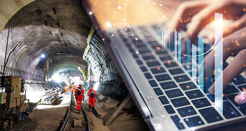 Seamless workflow and collaboration - from office to tunnel onsite